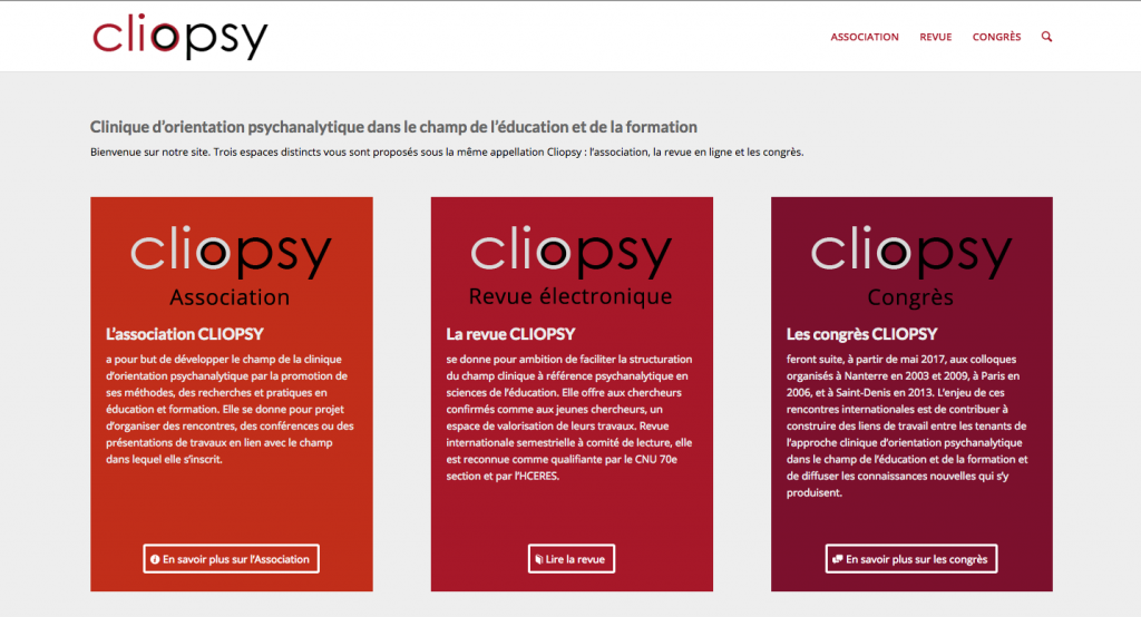 site internet cliopsy
